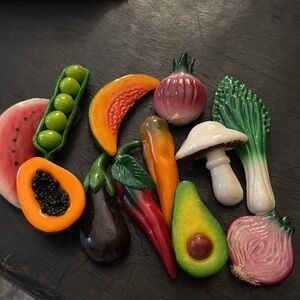 Curated Set of Produce Miniature Magnets